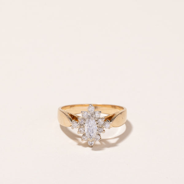 14k Yellow Gold Diamond Ring | 0.44ctw | SZ 5.75