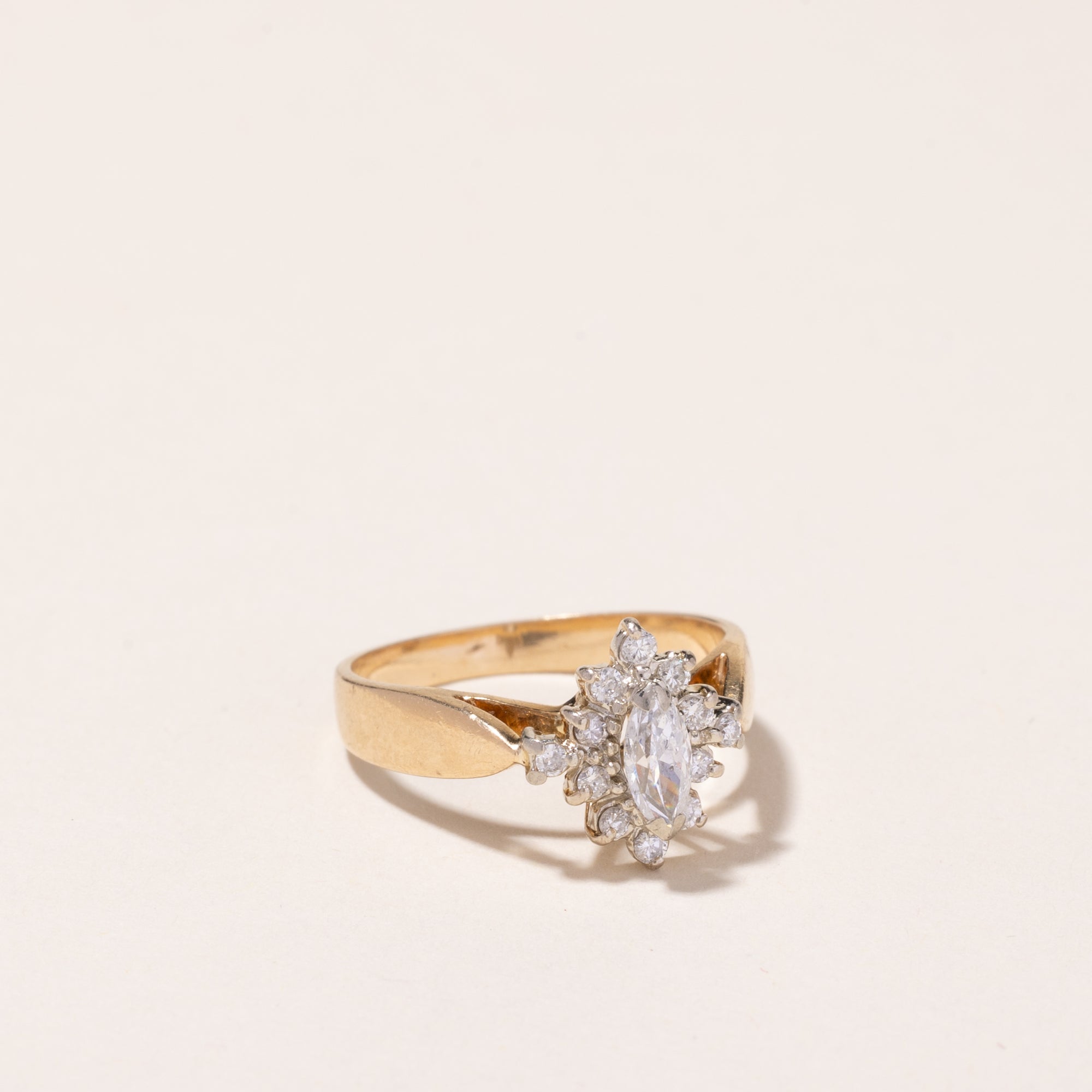 14k Yellow Gold Diamond Ring | 0.44ctw | SZ 5.75