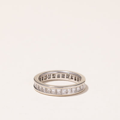 14k White Gold Diamond Eternity Ring | 1.51ctw | SZ 5