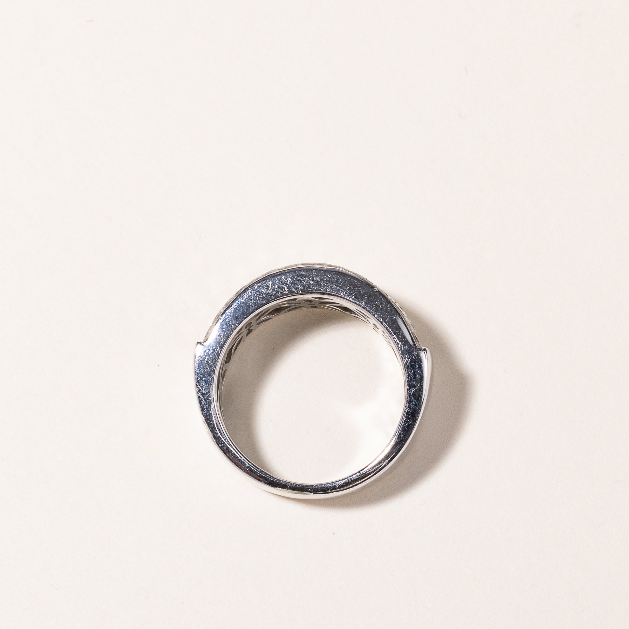 18k White Gold 5 Row Diamond Ring | 2.08ctw | SZ 6.25