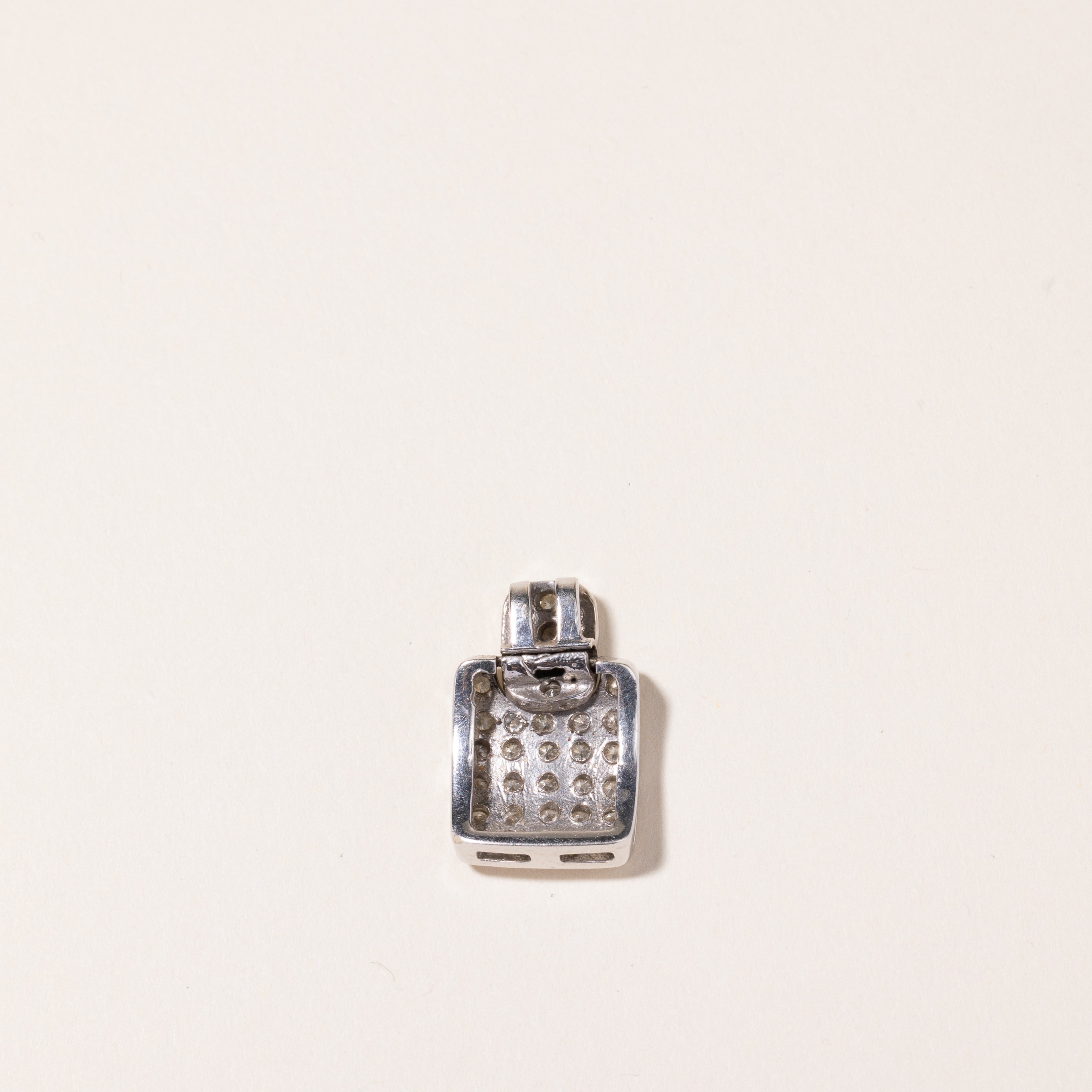 18k White Gold Diamond Pendant | 0.83ctw |