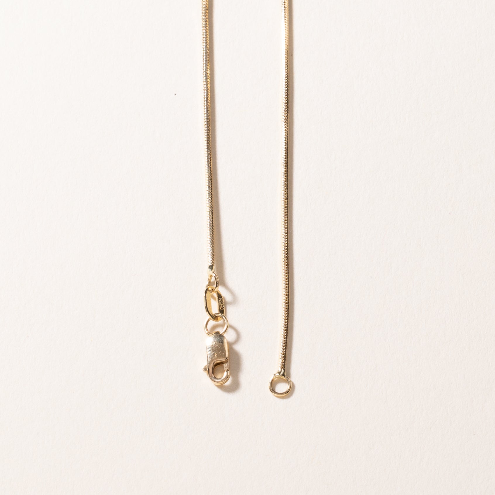 14k Yellow Gold Diamond Necklace | 0.98ctw | 18"