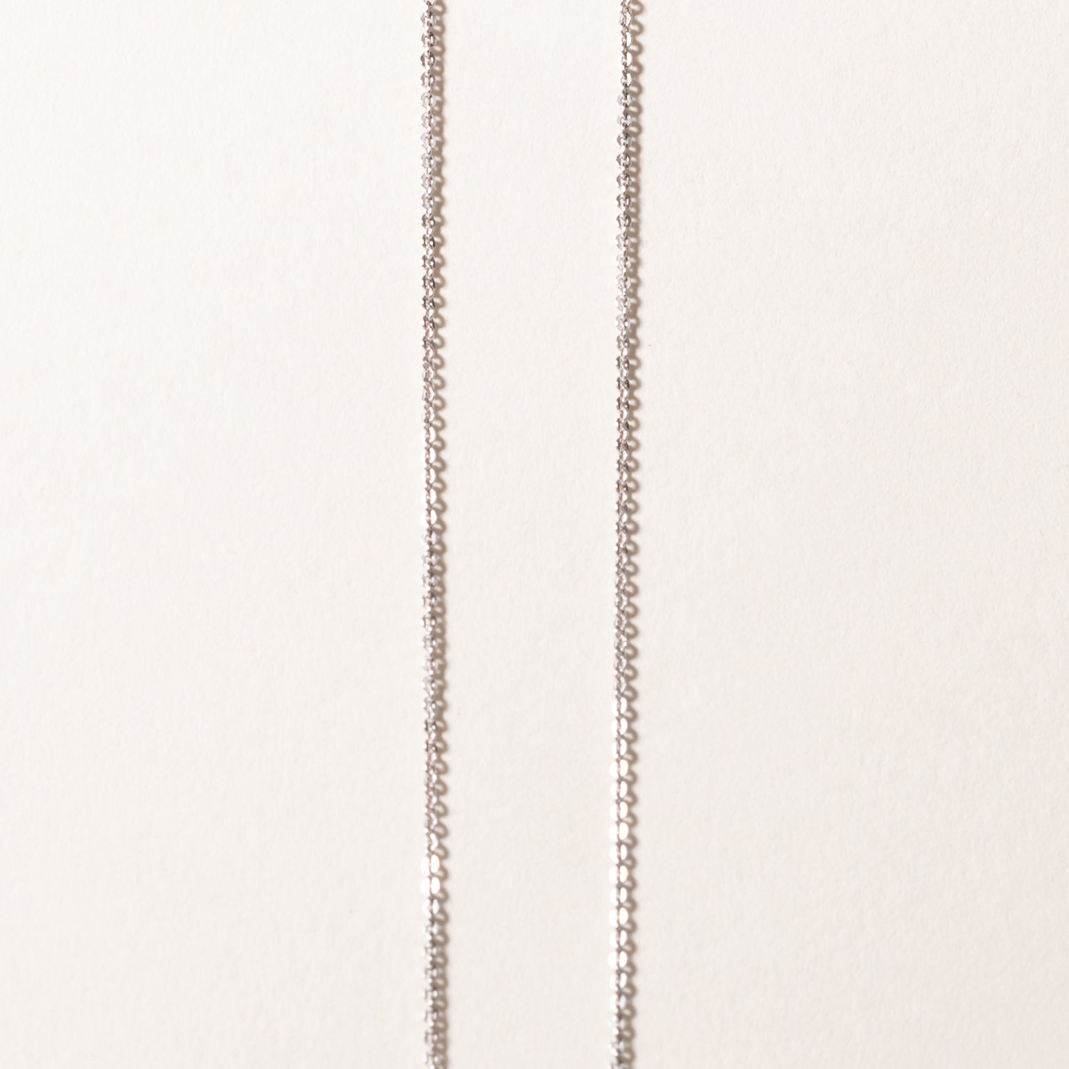 18k White Gold Diamond Necklace | 0.51ctw | 16"
