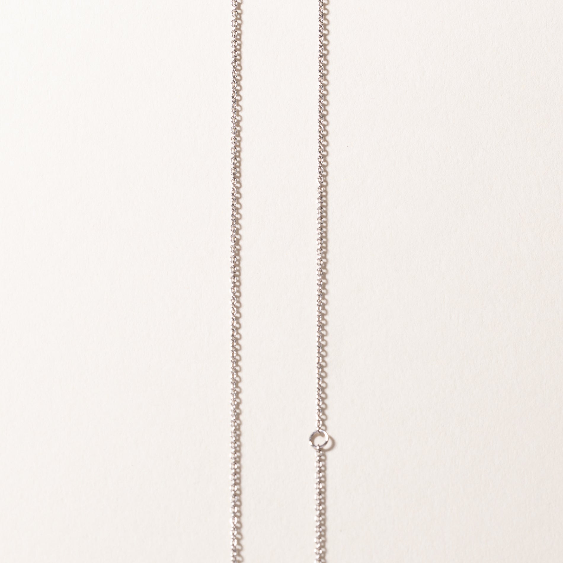 Birks' 18k White Gold Diamond Necklace | 0.26ctw | 16"-17"-18"