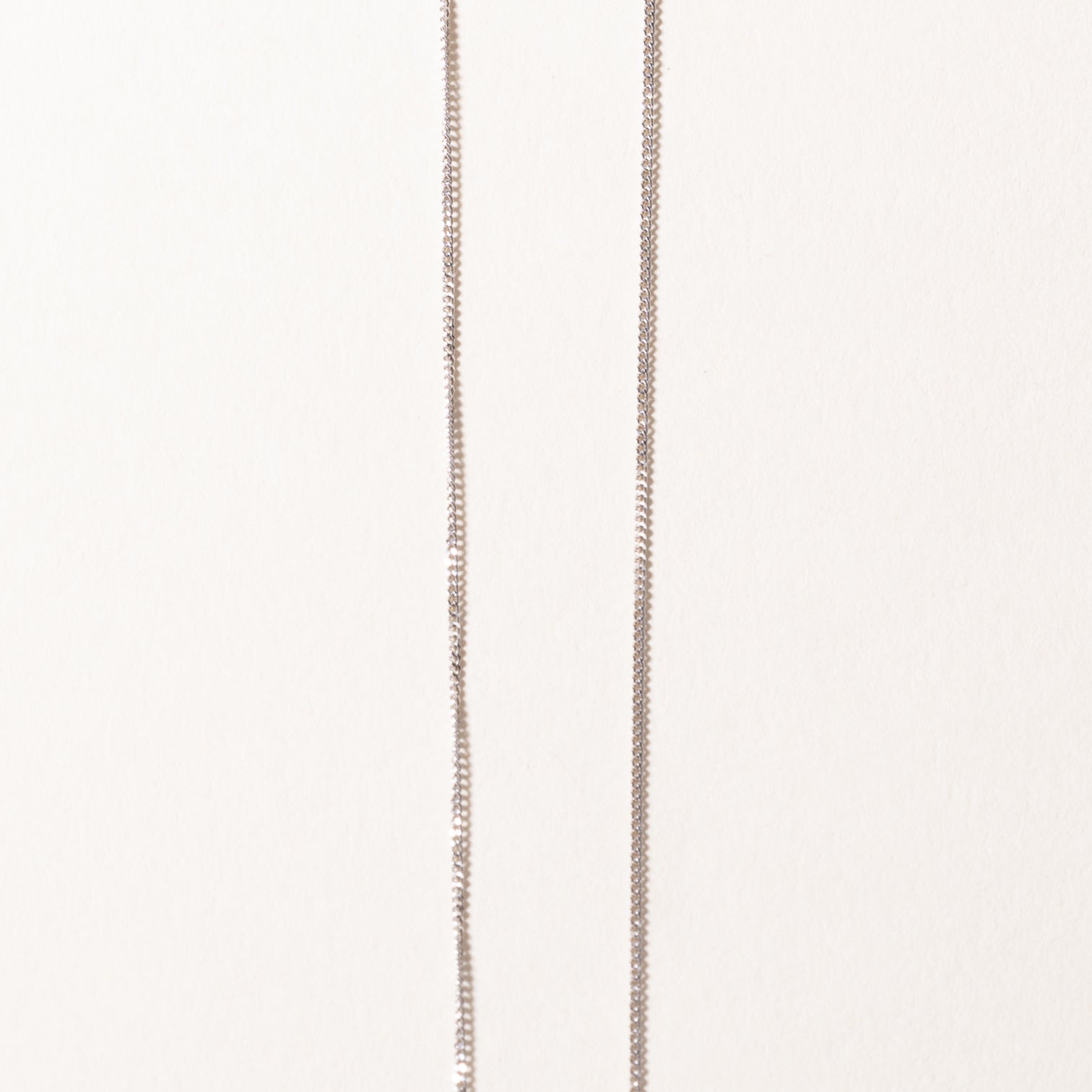 Collier en or blanc 18 carats, perle rose et diamants | 9,60 x 8,30 x 8,00 mm, 0,01 ct | 40,6 cm 