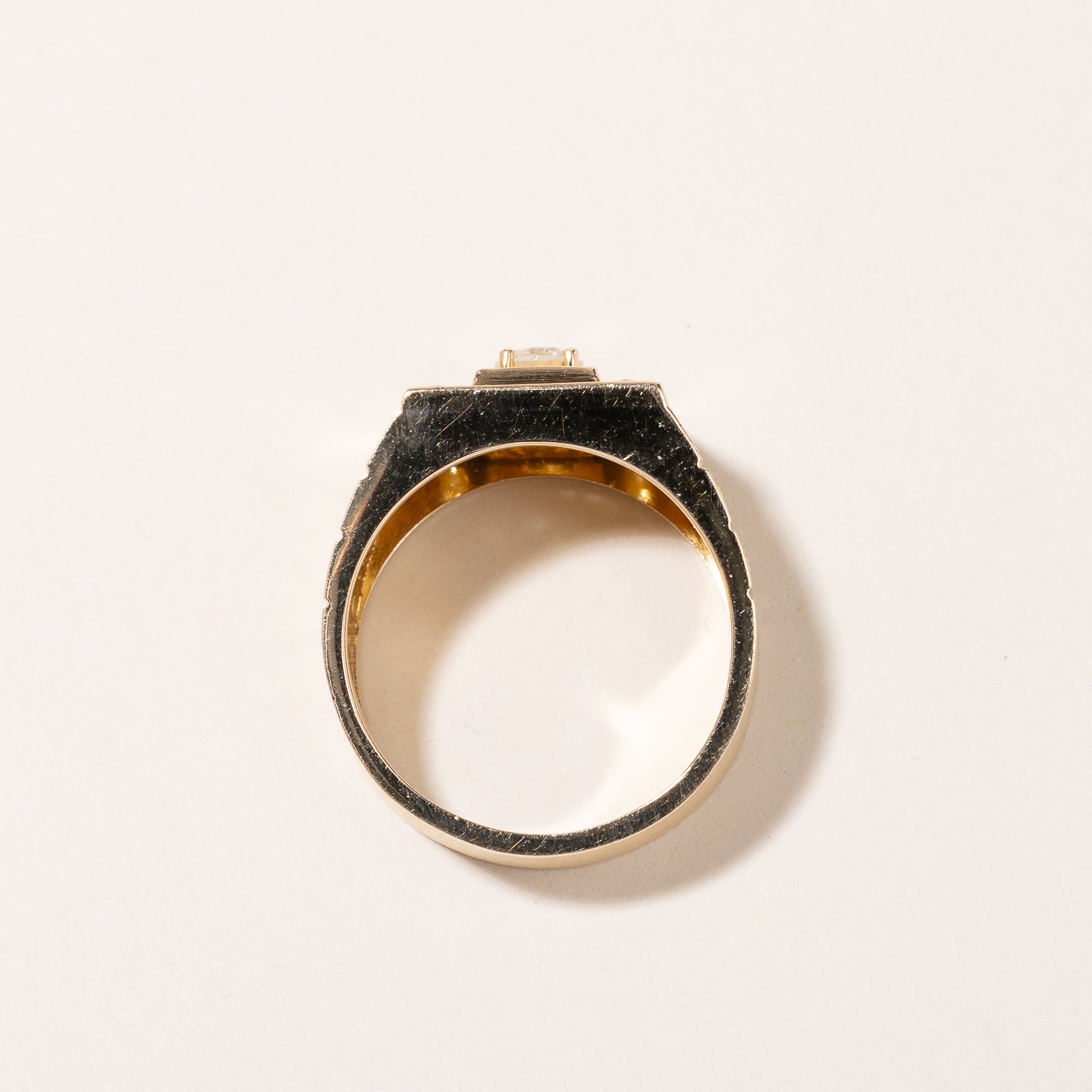 14k Yellow Gold Diamond Ring | 0.76ctw | SZ 8.25