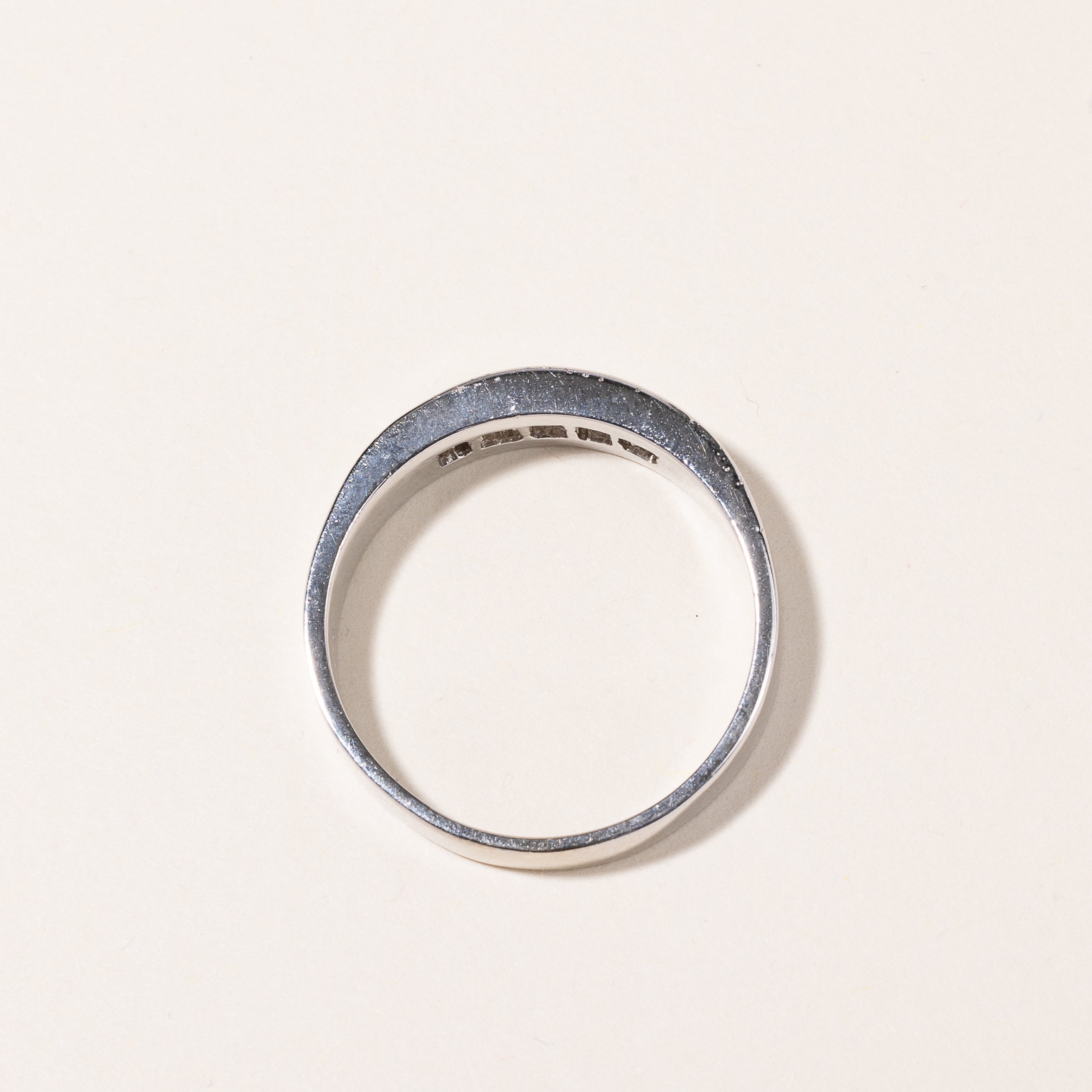 14k White Gold Diamond Band | 0.70ctw | SZ 11.5