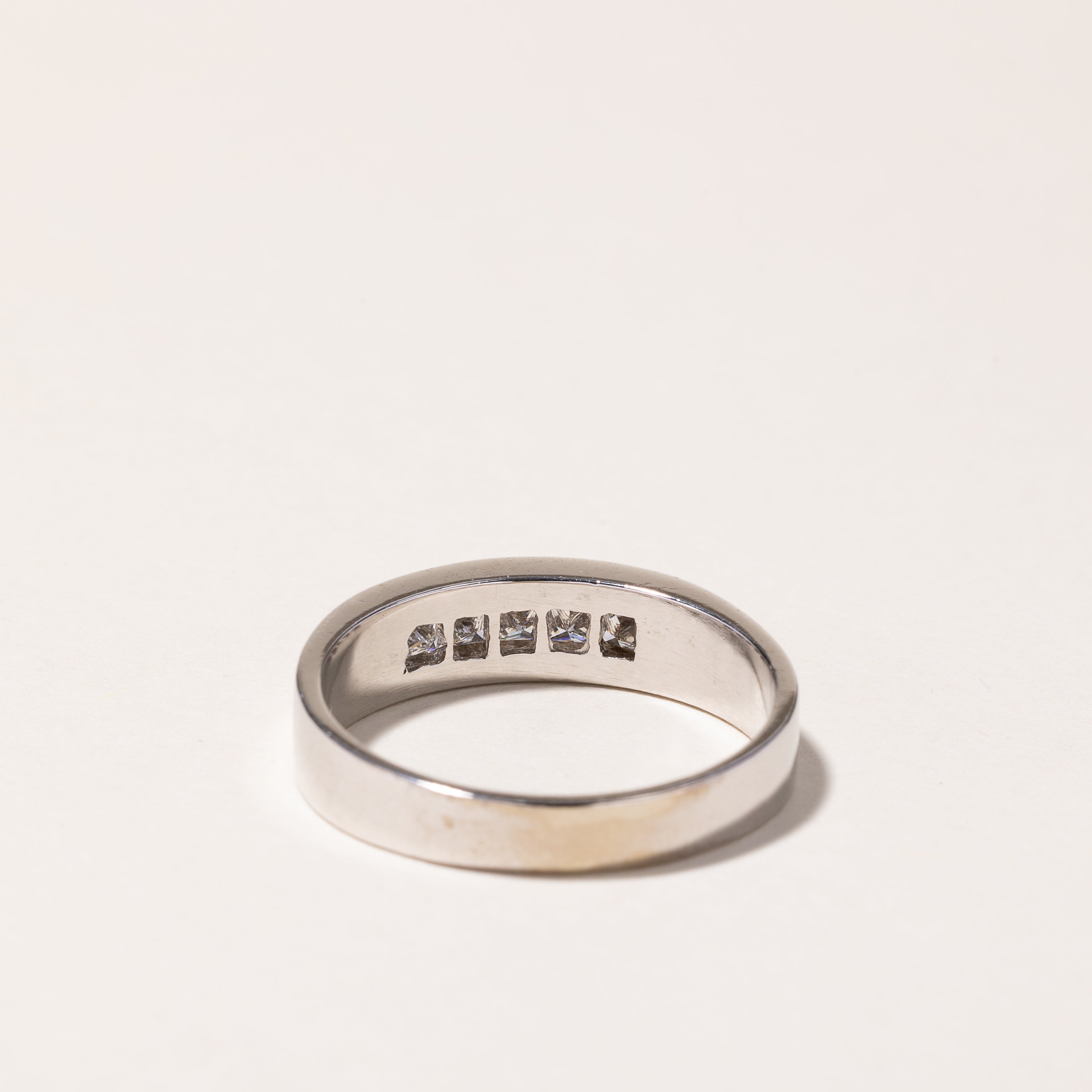 14k White Gold Diamond Band | 0.70ctw | SZ 11.5