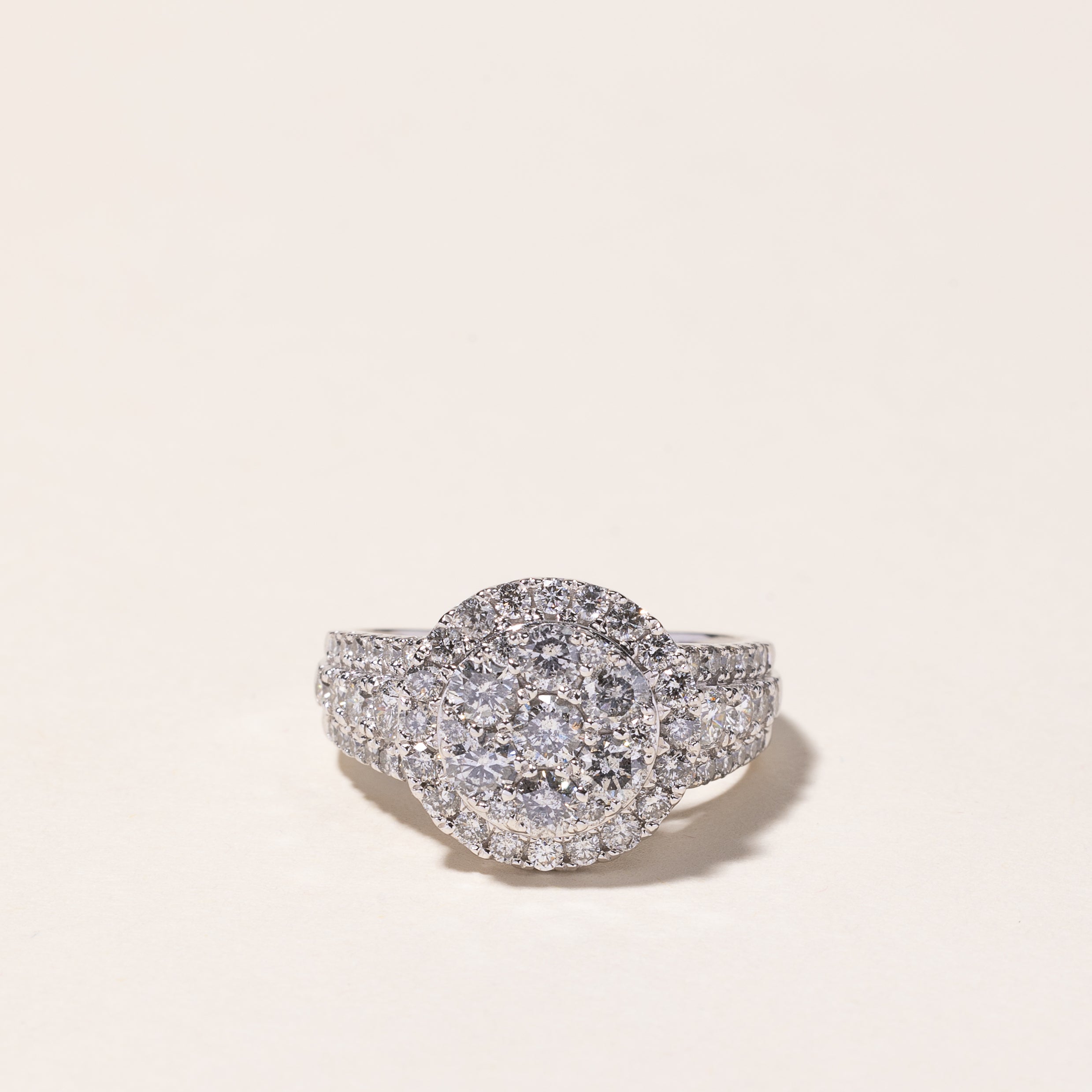 Michael Hill' 10k White Gold Diamond Ring | 2.00ctw | SZ 7