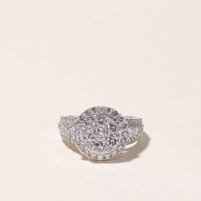 Michael Hill' 10k White Gold Diamond Ring | 2.00ctw | SZ 7