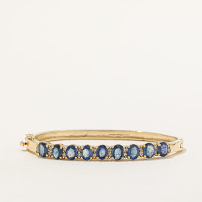 Sapphire & Diamond Bracelet | 5.32ctw, 0.45ctw | 7