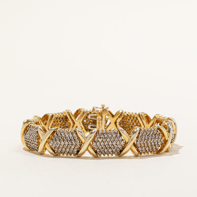 Brown Diamond Bracelet | 6.67ctw | 7.25