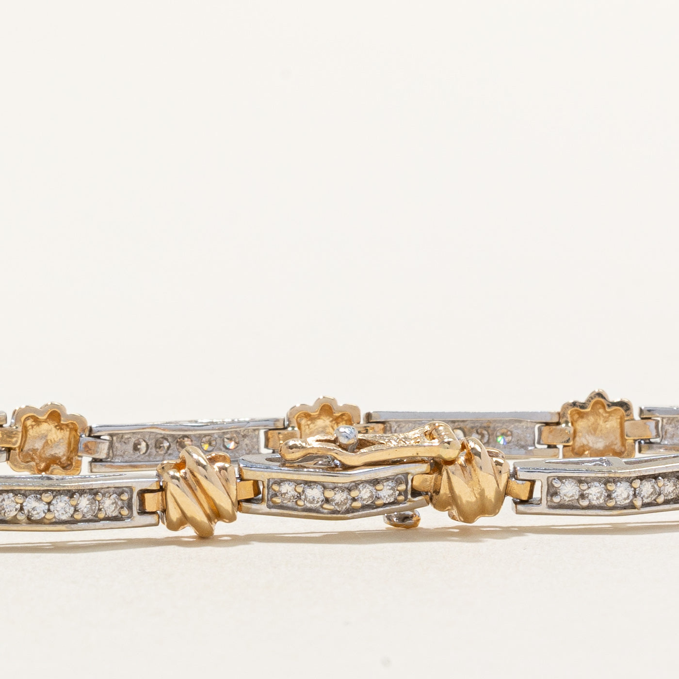 Channel Set Diamond Bracelet | 0.84ctw | 7" |
