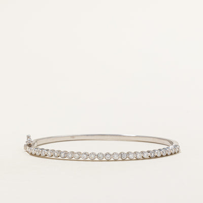 Bezel Set Diamond Bracelet | 1.19ctw | 7