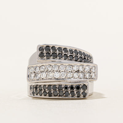 Black & White Diamond Ring | 0.78ctw, 0.63ctw | SZ 6.5 |