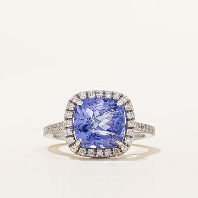 Tanzanite & Diamond Cocktail Ring | 2.35ct, 0.30ctw | SZ 5.25 |