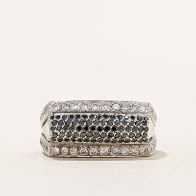 Black & White Diamond Ring | 0.73ctw, 1.00ctw | SZ 7.25 |