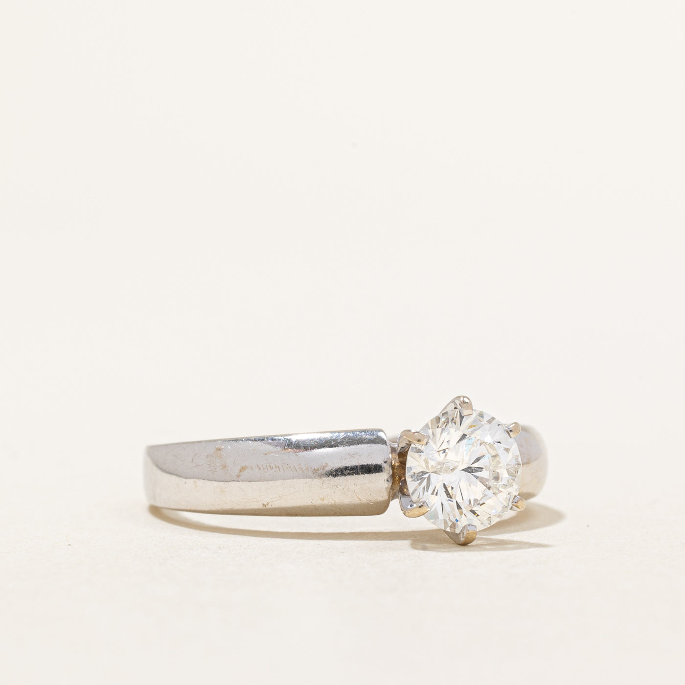 Solitaire Diamond Engagement Ring | 1.07ct I1 H/I | SZ 8.5 |