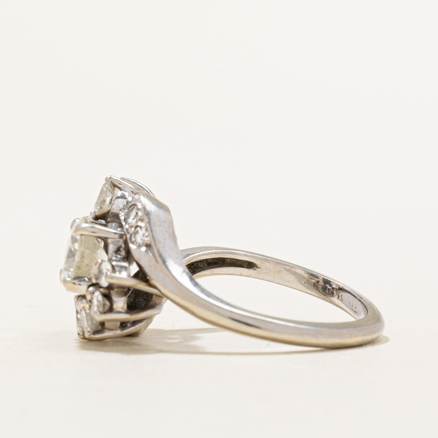 Diamond Bypass Ring | 2.23ctw | SZ 6.25 |