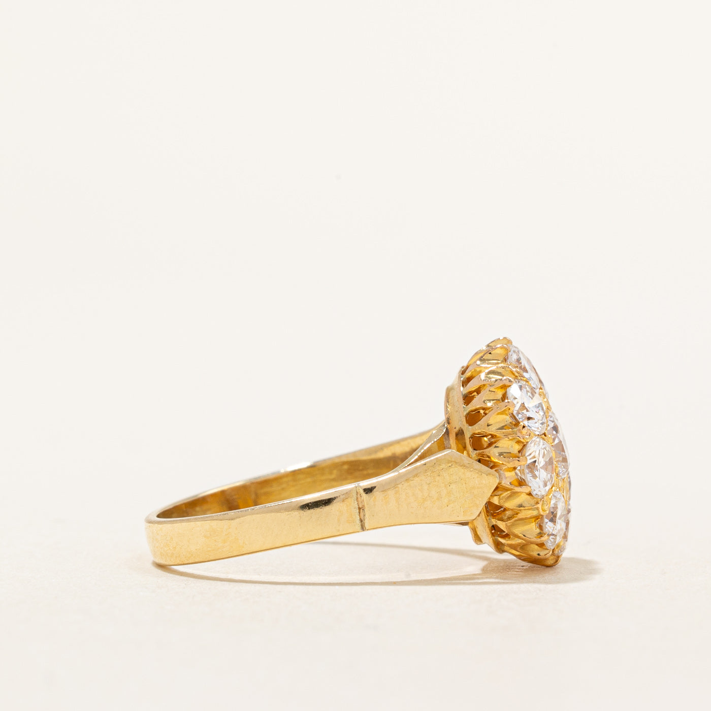 Flush Set Diamond Ring | 1.40ctw | SZ 6.25 |