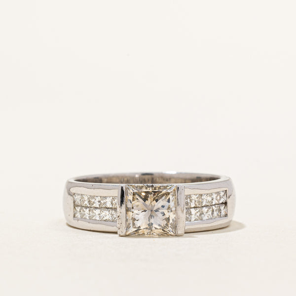 Princess Cut Diamond Ring | 1.77ctw | SZ 7.5 |