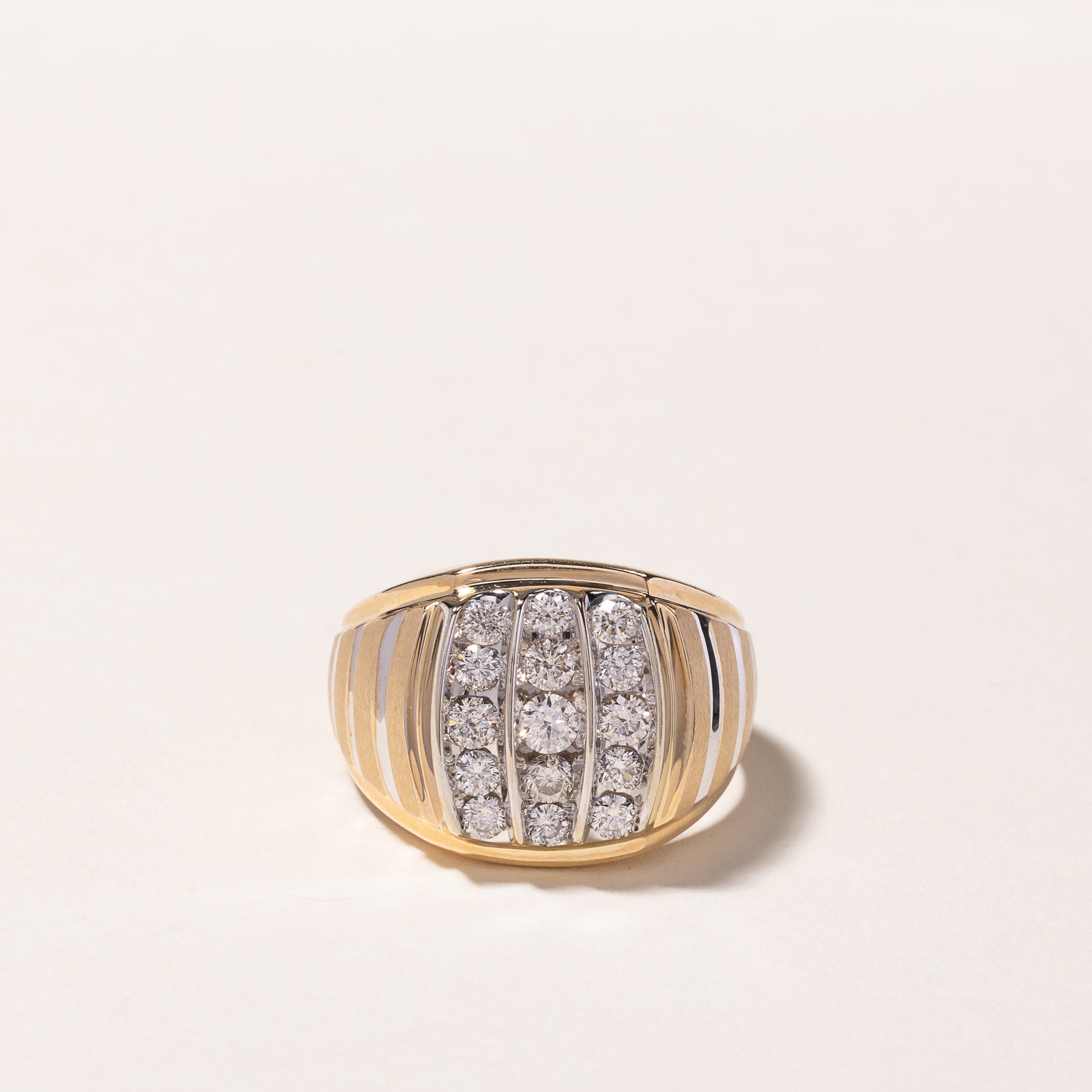 10k Yellow Gold Diamond Ring | 1.24ctw | SZ 10