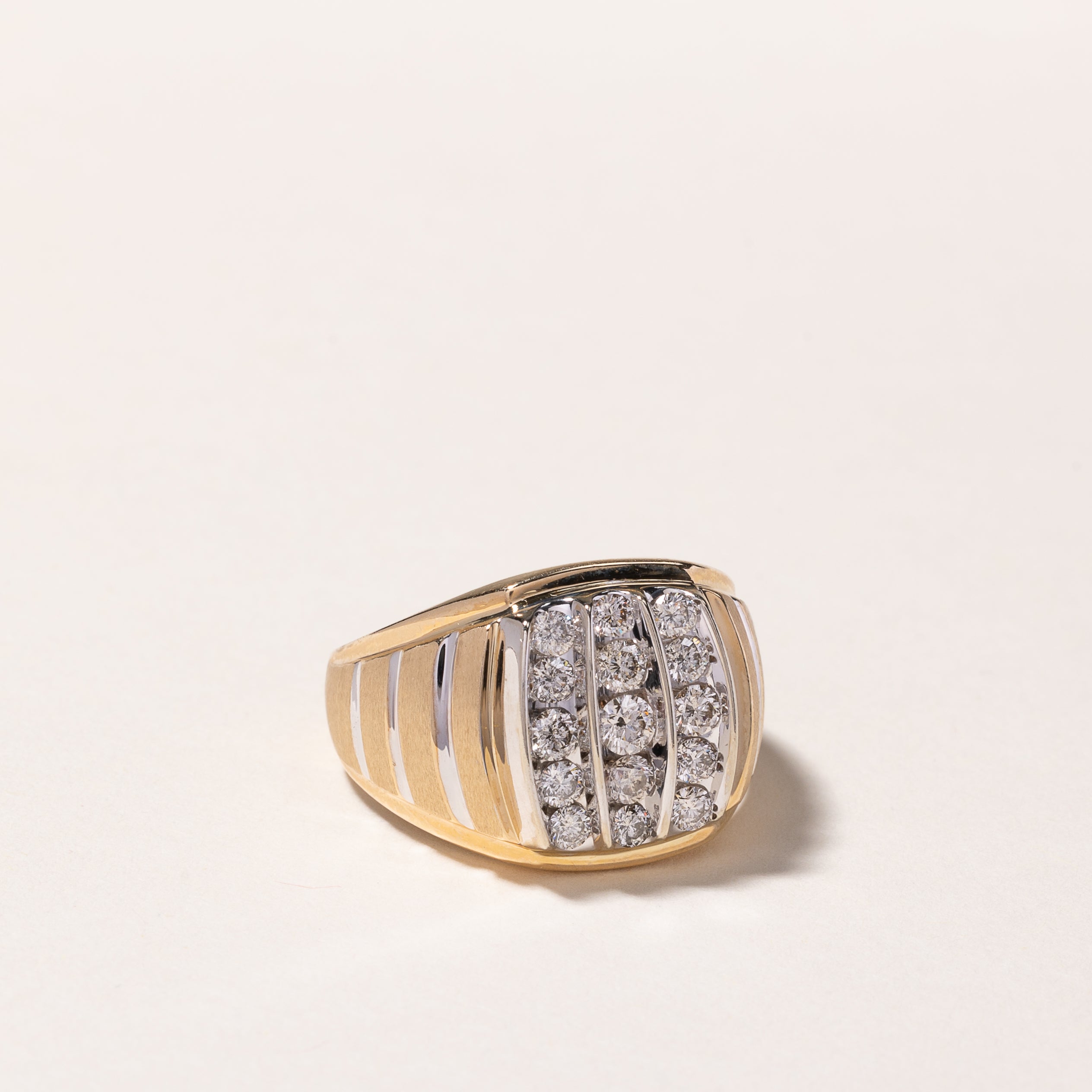 10k Yellow Gold Diamond Ring | 1.24ctw | SZ 10