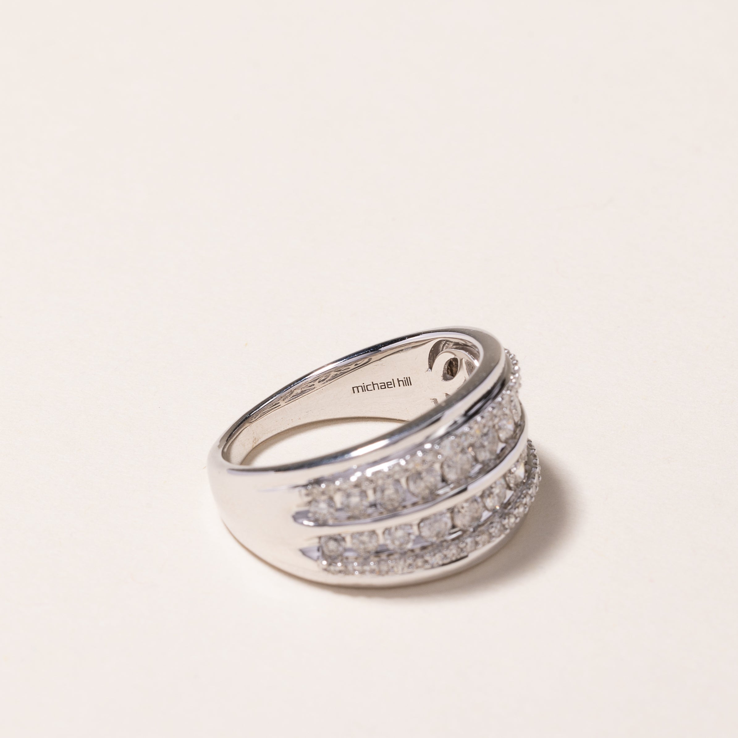 10k White Gold Diamond Ring | 1.00ctw | SZ 7