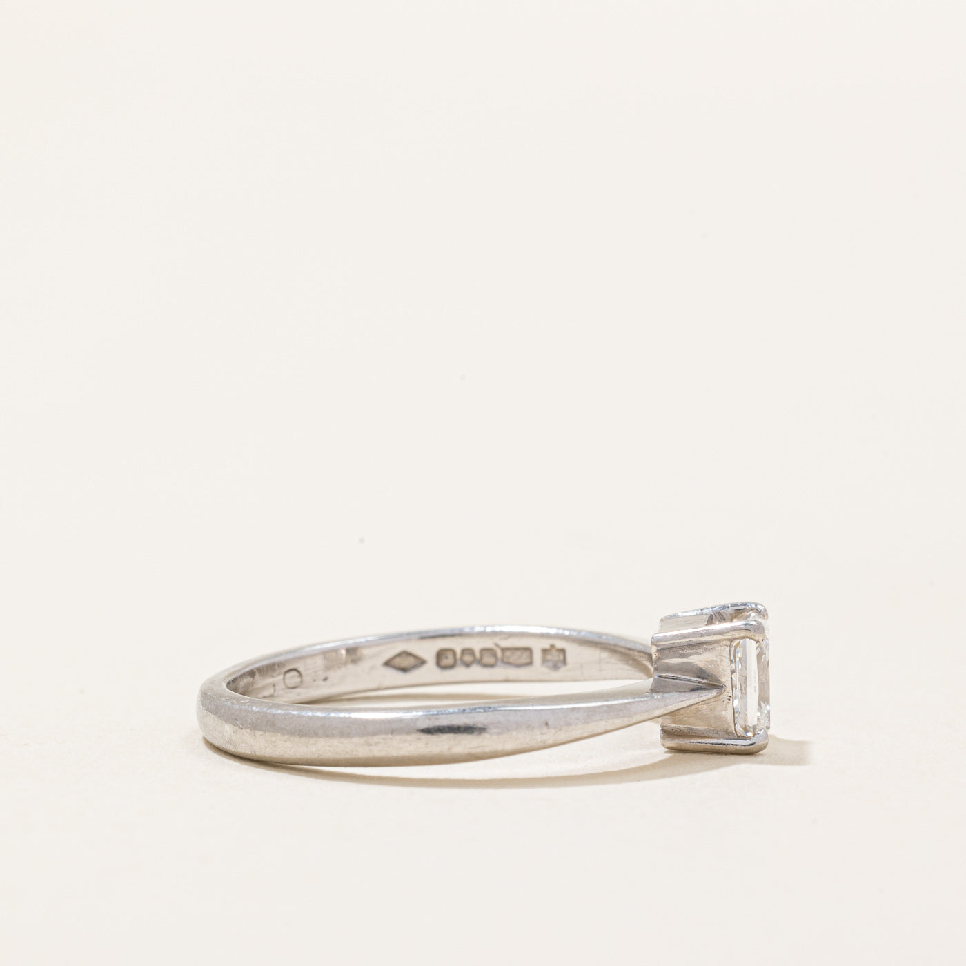 2003 London Princess Cut Diamond Ring | 0.72ct VVS2 G | SZ 7.25 |