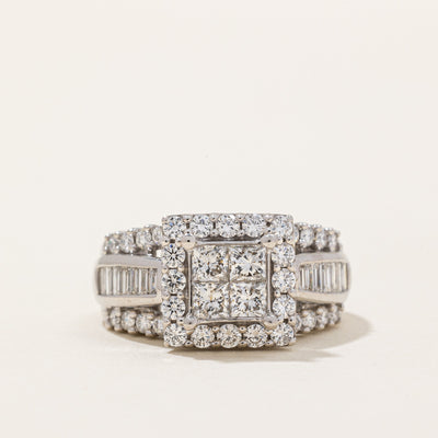 Diamond Cocktail Ring | 1.93ctw | SZ 7 |