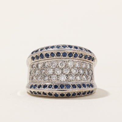 Diamond & Sapphire Ring | 1.12ctw, 0.88ctw | SZ 5.75 |