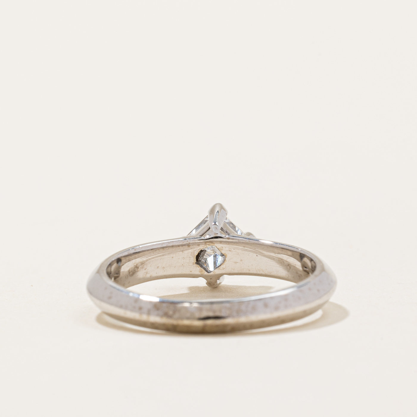 Princess Cut Diamond Engagement Ring | 0.79ct SI1 D | SZ 7 |