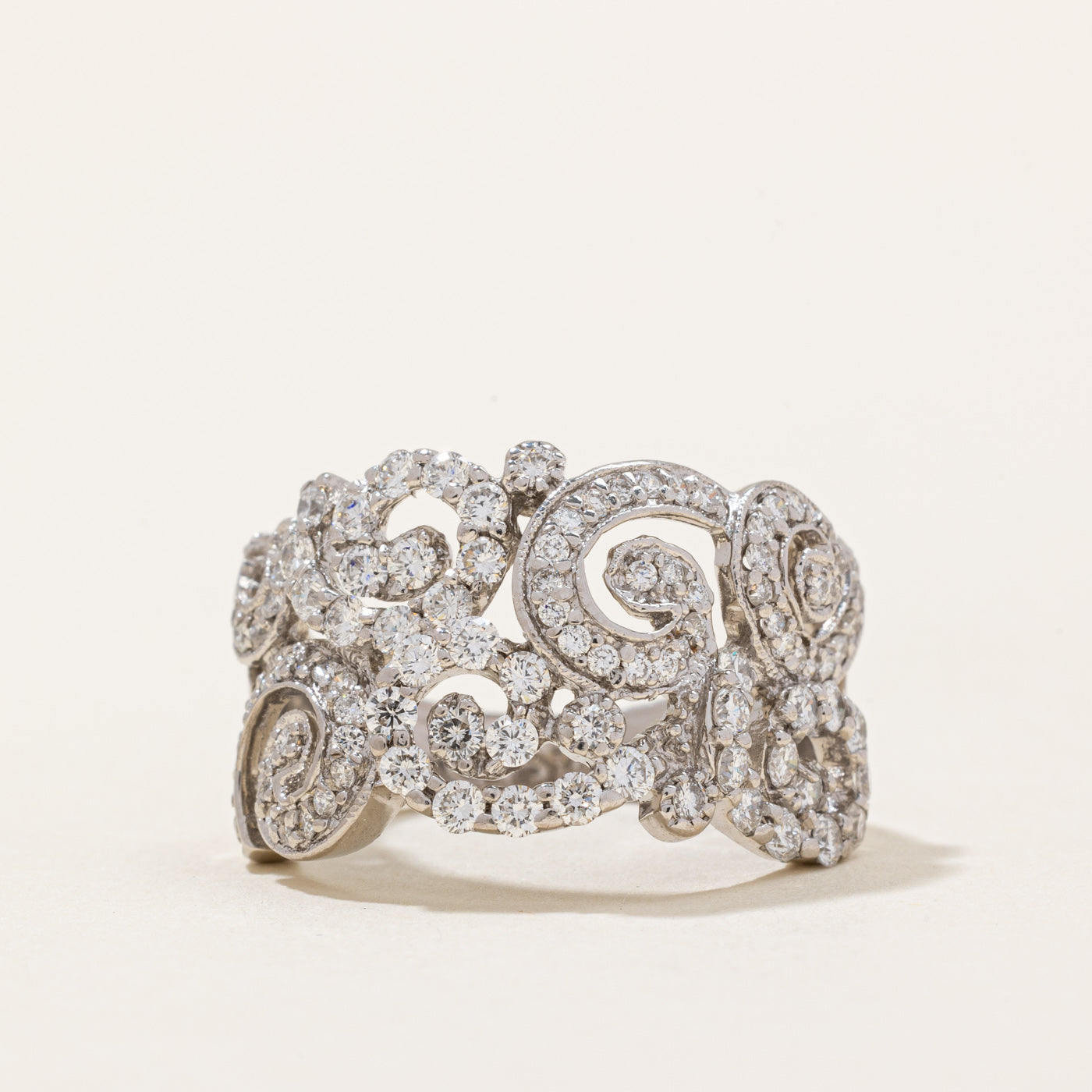 Ornate Diamond Ring | 1.06ctw | SZ 5.5 |