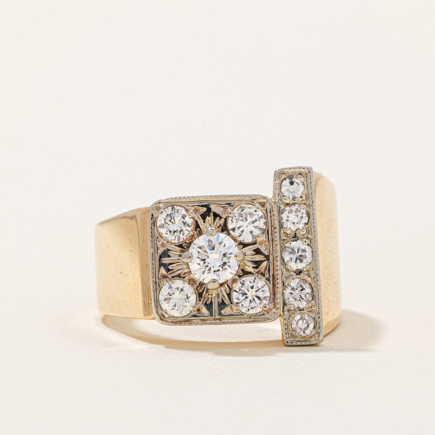 Diamond Cocktail Ring | 0.77ctw | SZ 7 |