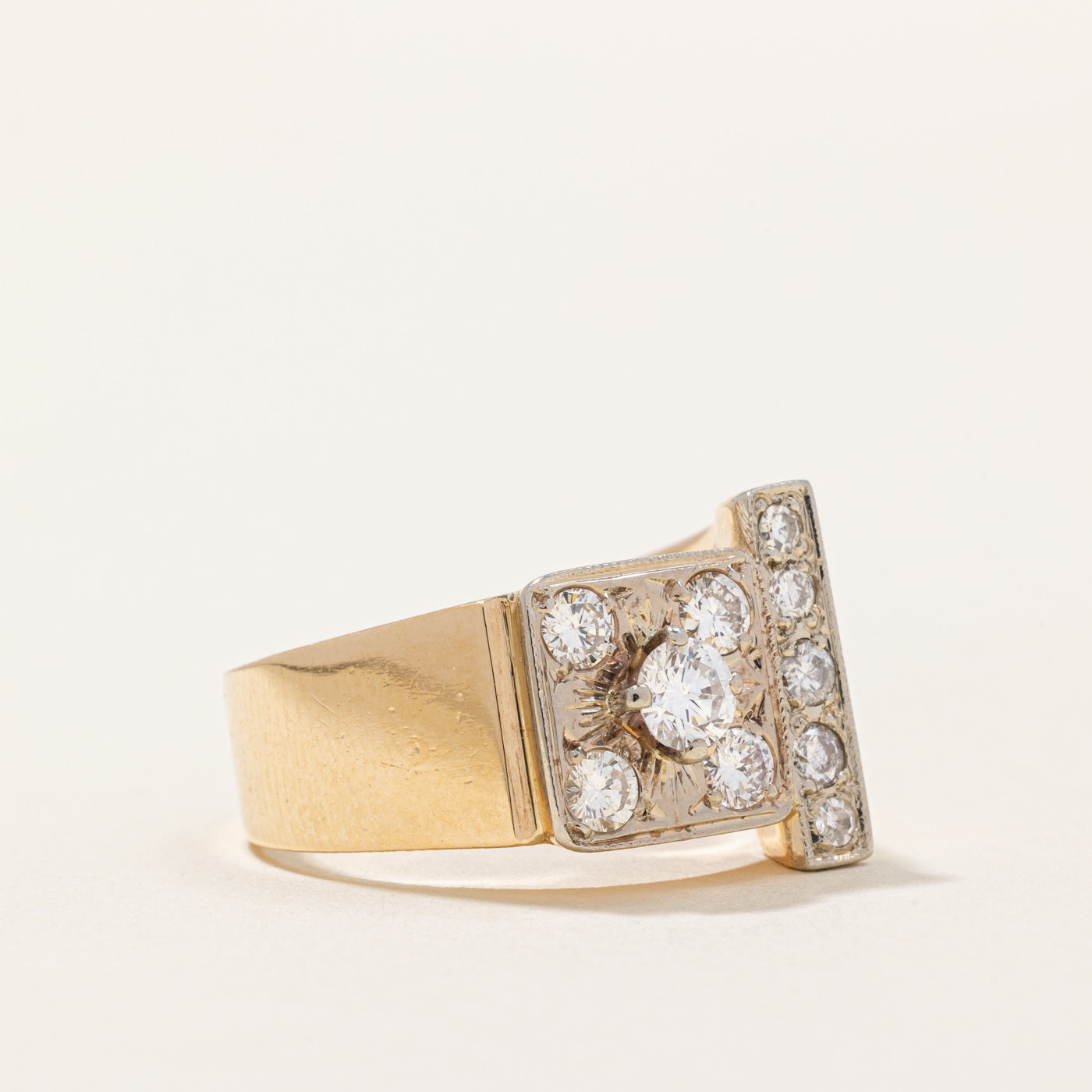 Diamond Cocktail Ring | 0.77ctw | SZ 7 |