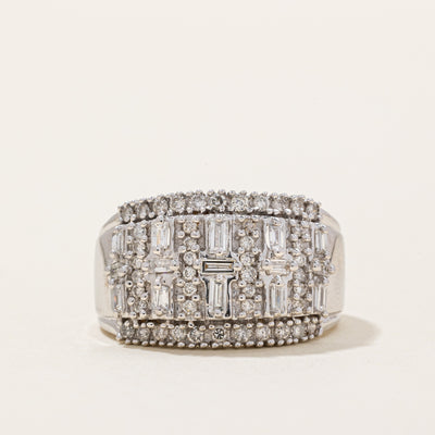 Diamond Cocktail Ring | 1.17ctw | SZ 7.75 |