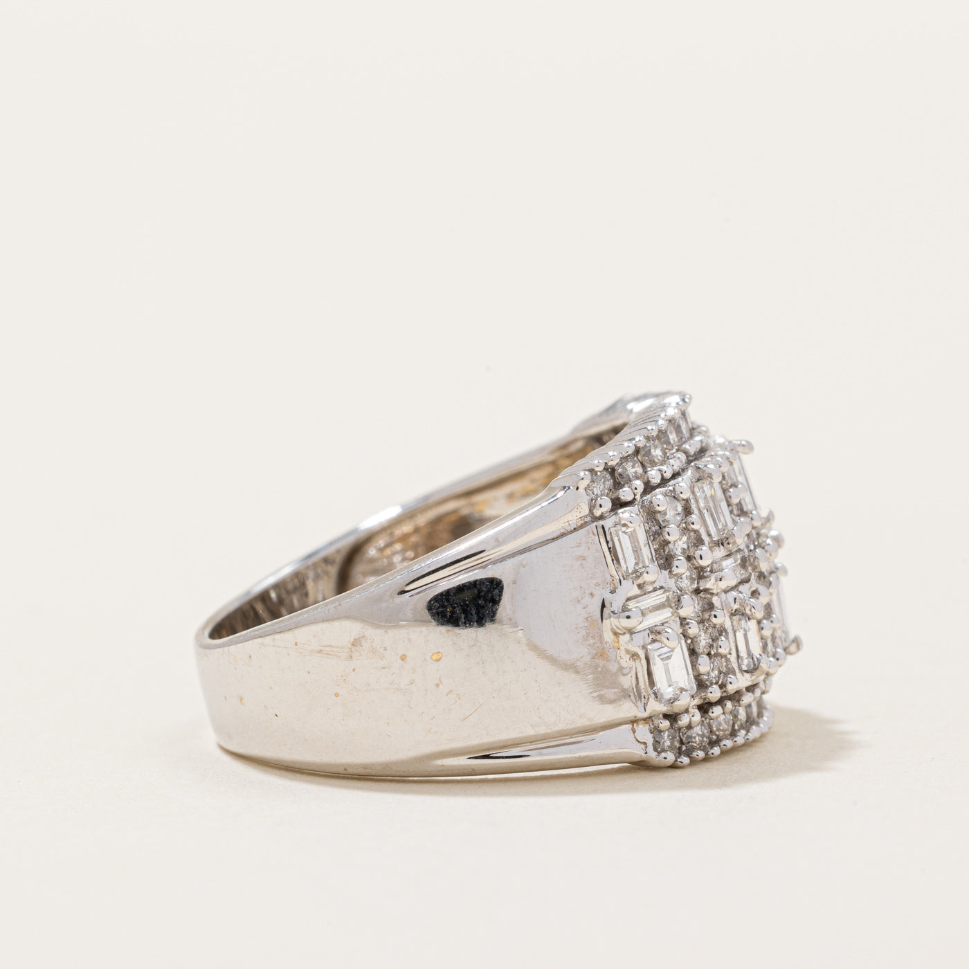 Diamond Cocktail Ring | 1.17ctw | SZ 7.75 |