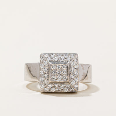 Diamond Cocktail Ring | 0.72ctw | SZ 8.75 |