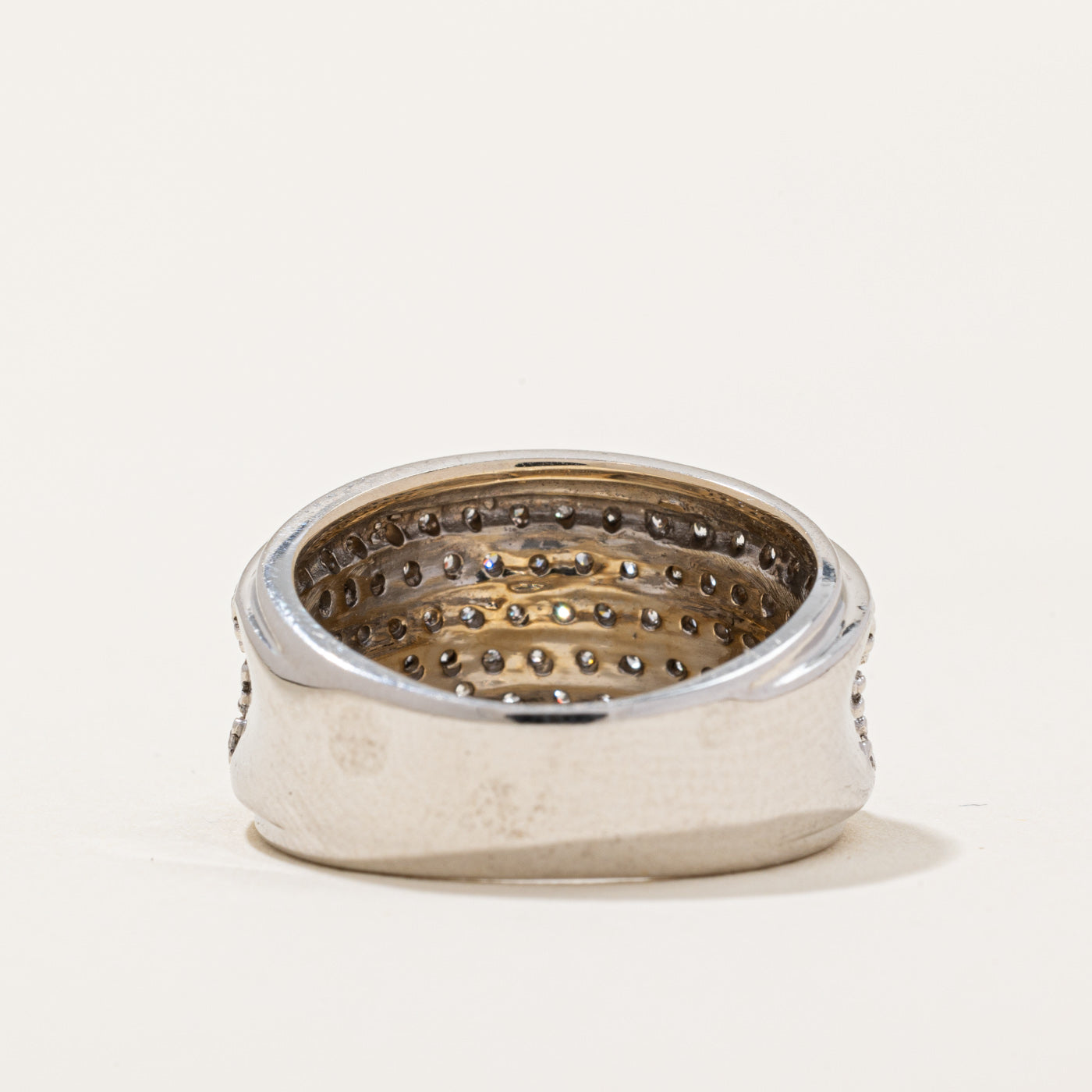 Pave Set Diamond Ring | 1.57ctw | SZ 6.5 |
