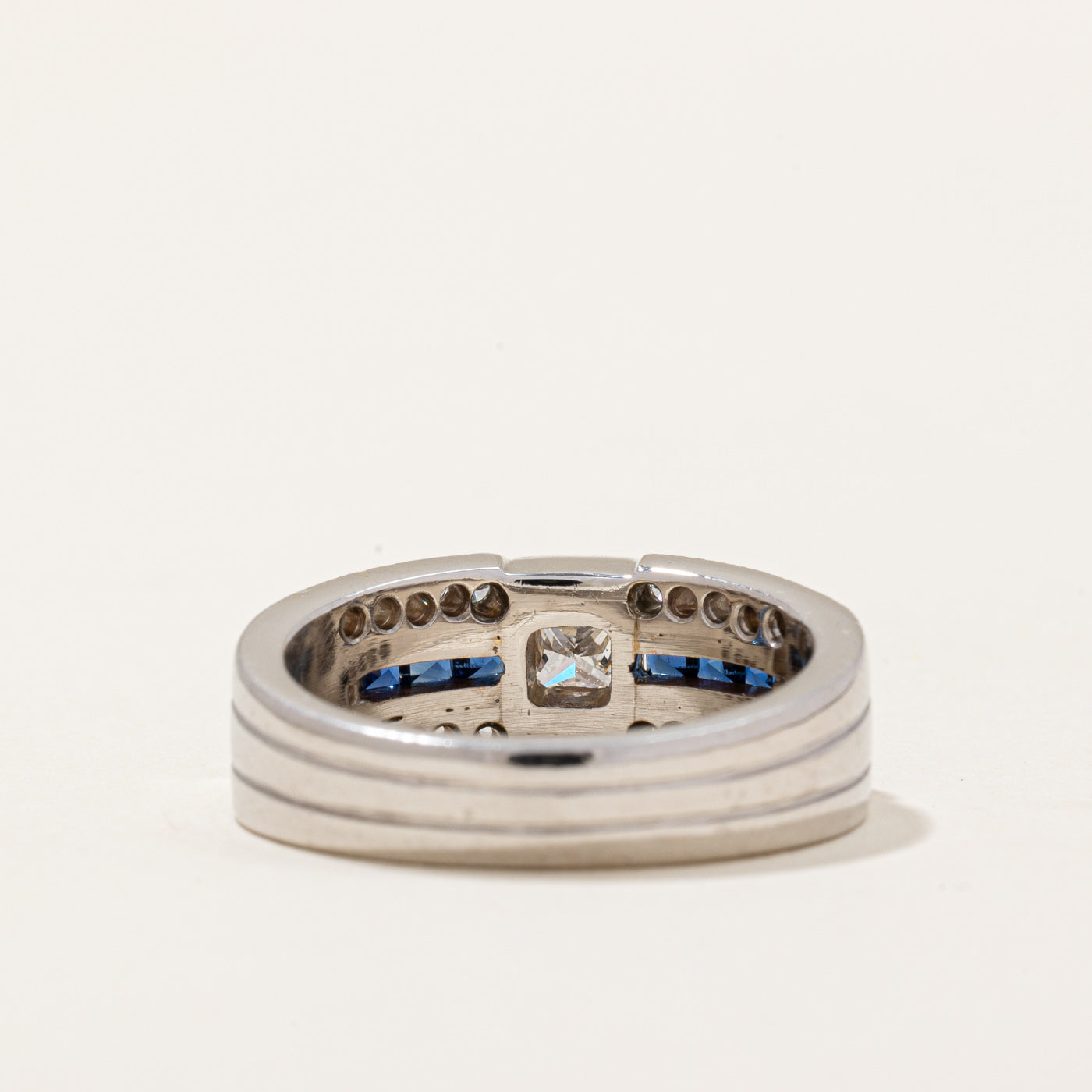 Diamond & Sapphire Ring | 0.84ctw, 0.44ctw | SZ 7 |