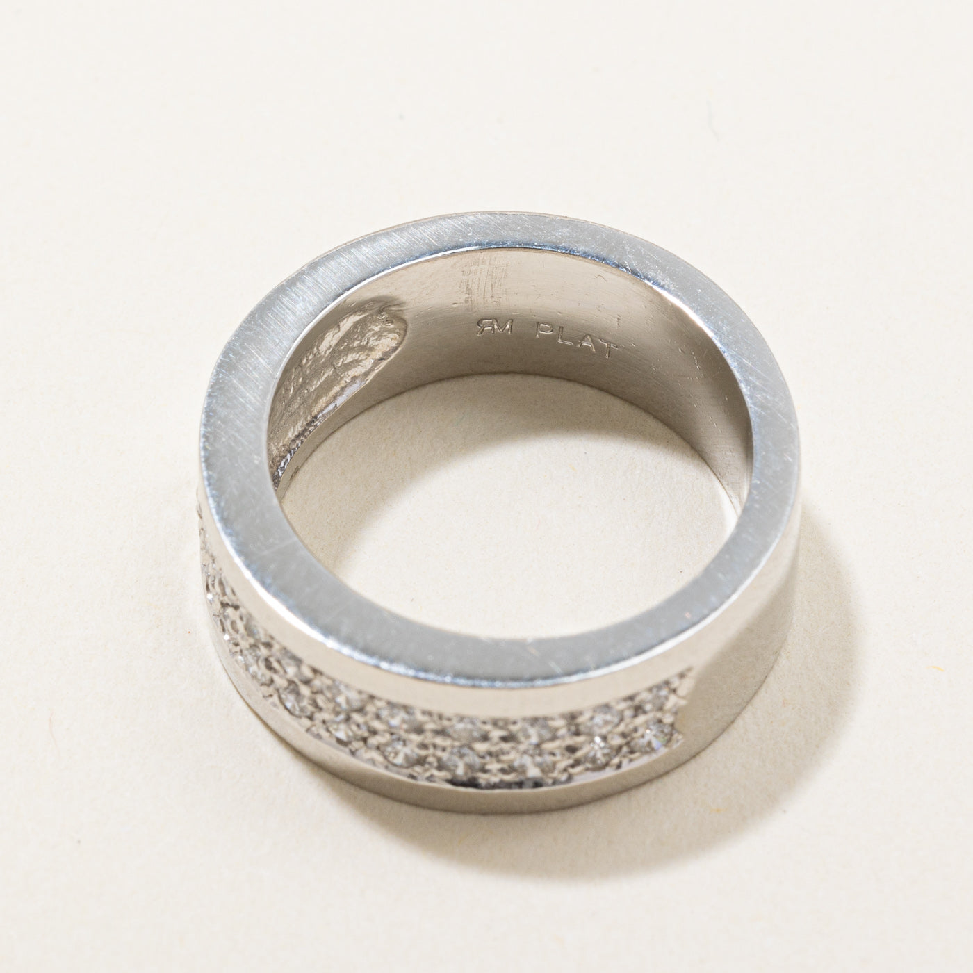 Pave Set Diamond Ring | 0.45ctw | SZ 6 |