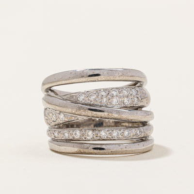 Overlapping Diamond Ring | 0.27ctw | SZ 6.25 |
