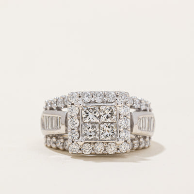 Diamond Cocktail Ring | 1.93ctw | SZ 5 |
