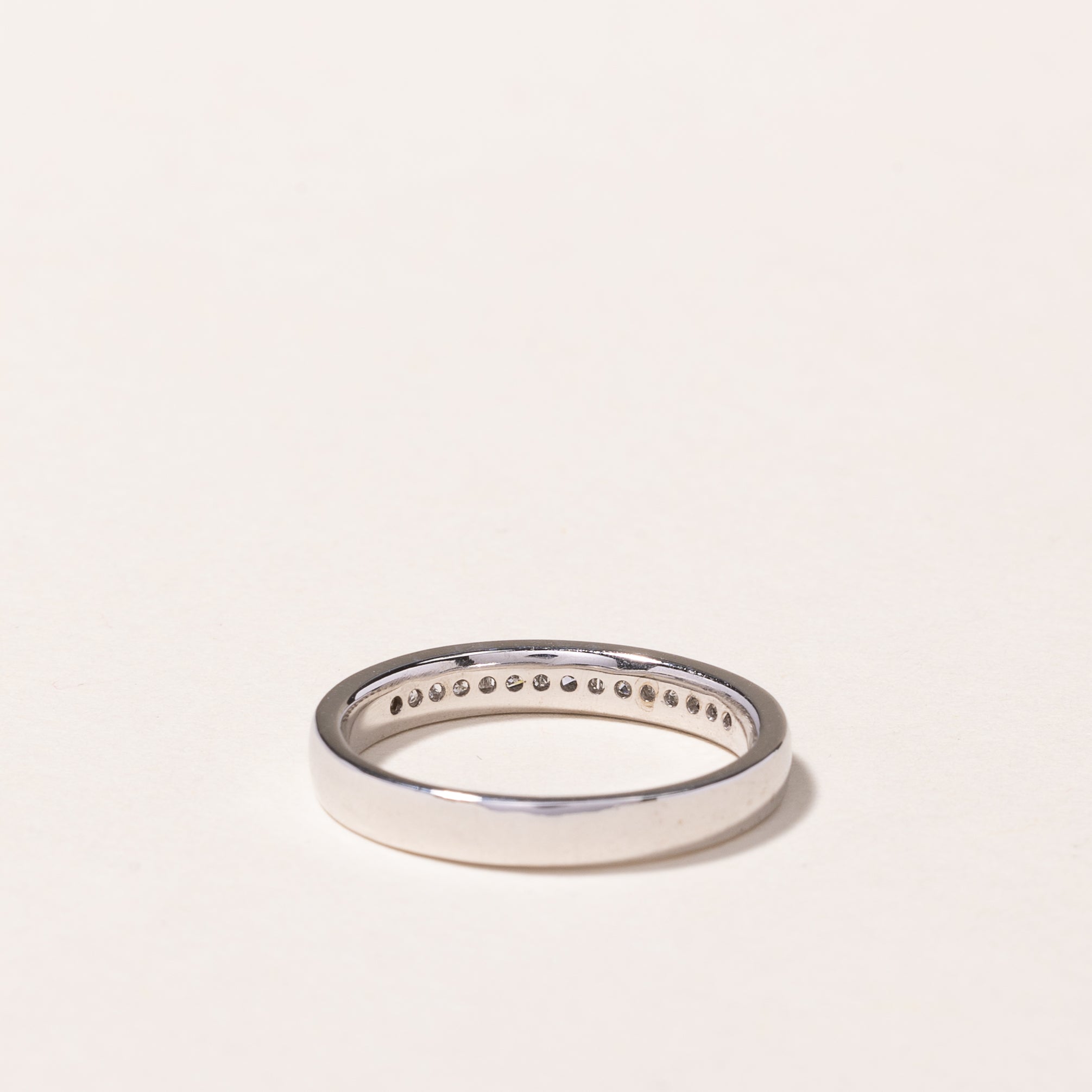 14k White Gold Channel Set Diamond Ring | 0.31ctw | SZ 6