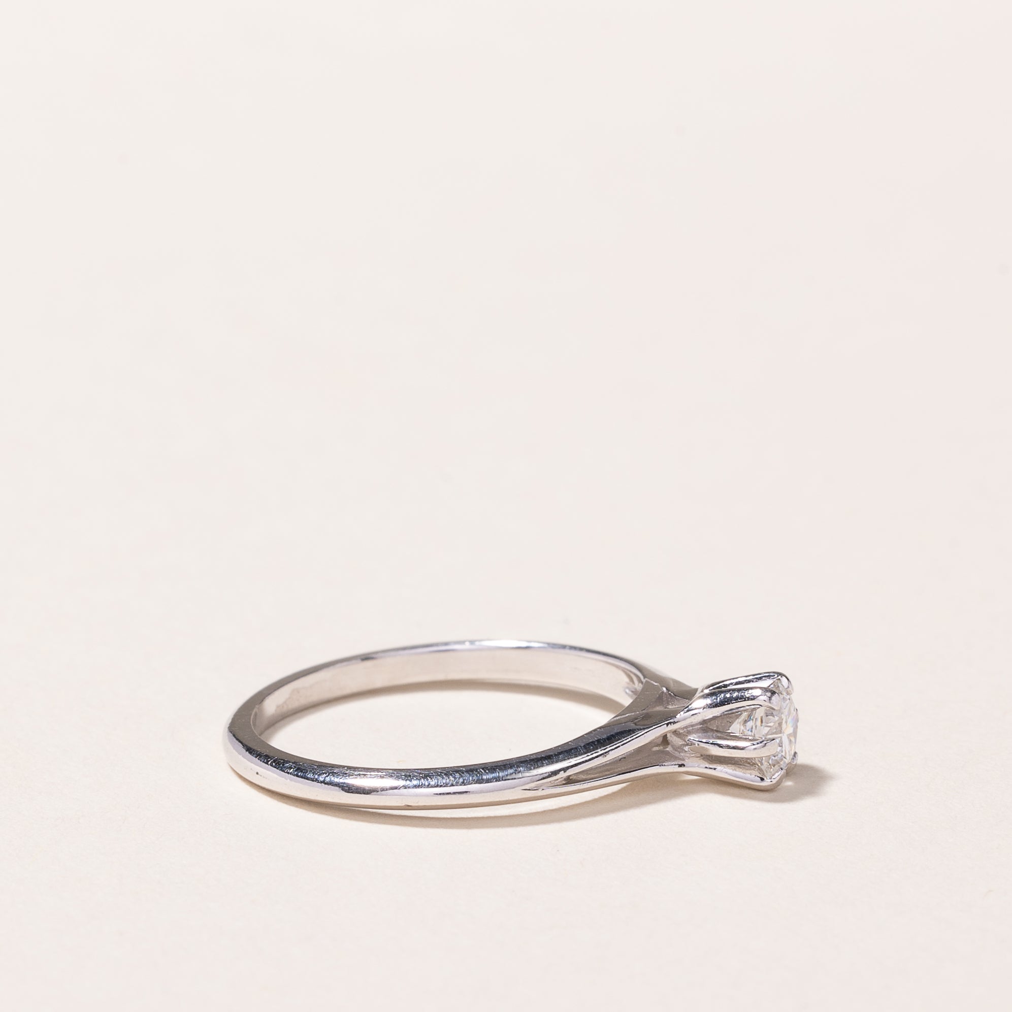 18k White Gold Diamond Ring | 0.32ct | SZ 6