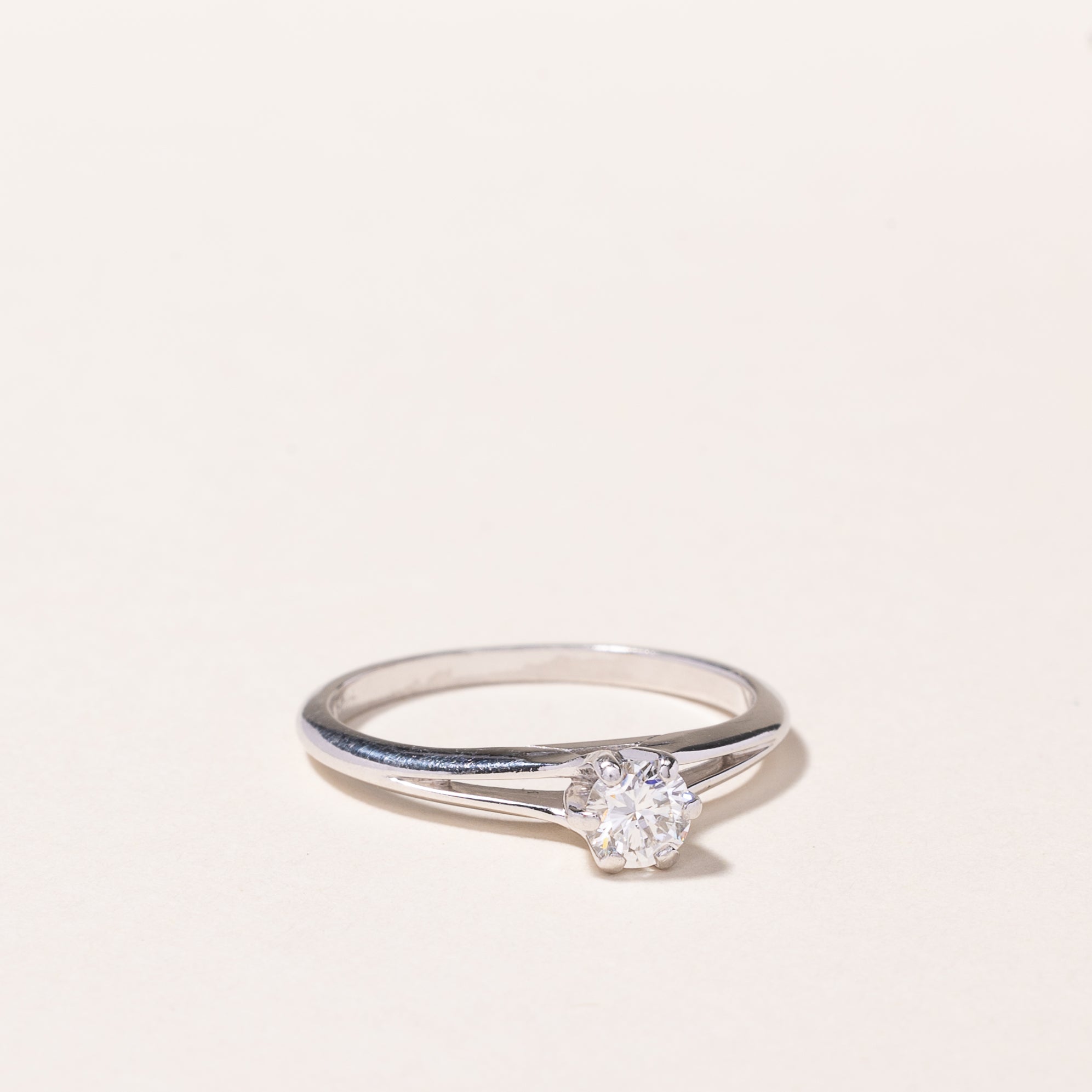 18k White Gold Diamond Ring | 0.32ct | SZ 6