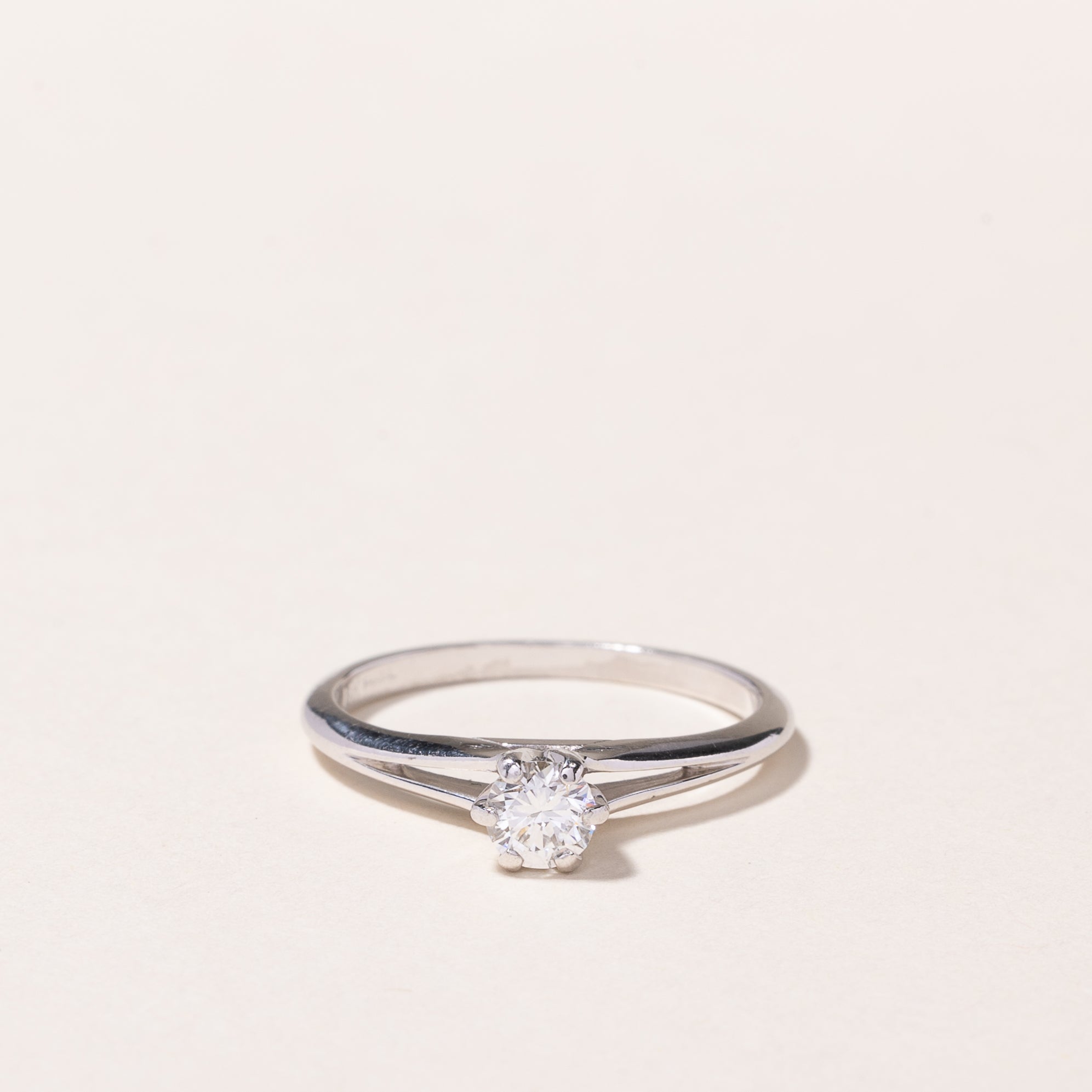 18k White Gold Diamond Ring | 0.32ct | SZ 6