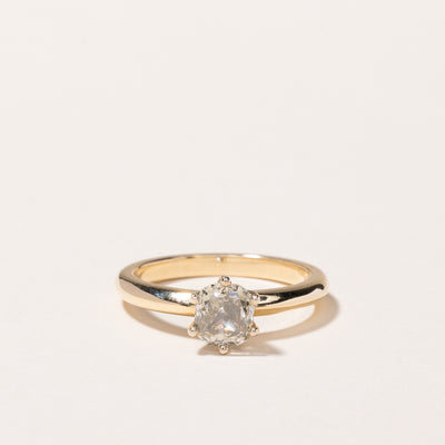 14k Yellow Gold Cushion Cut Diamond Ring | 0.43ct | SZ 7