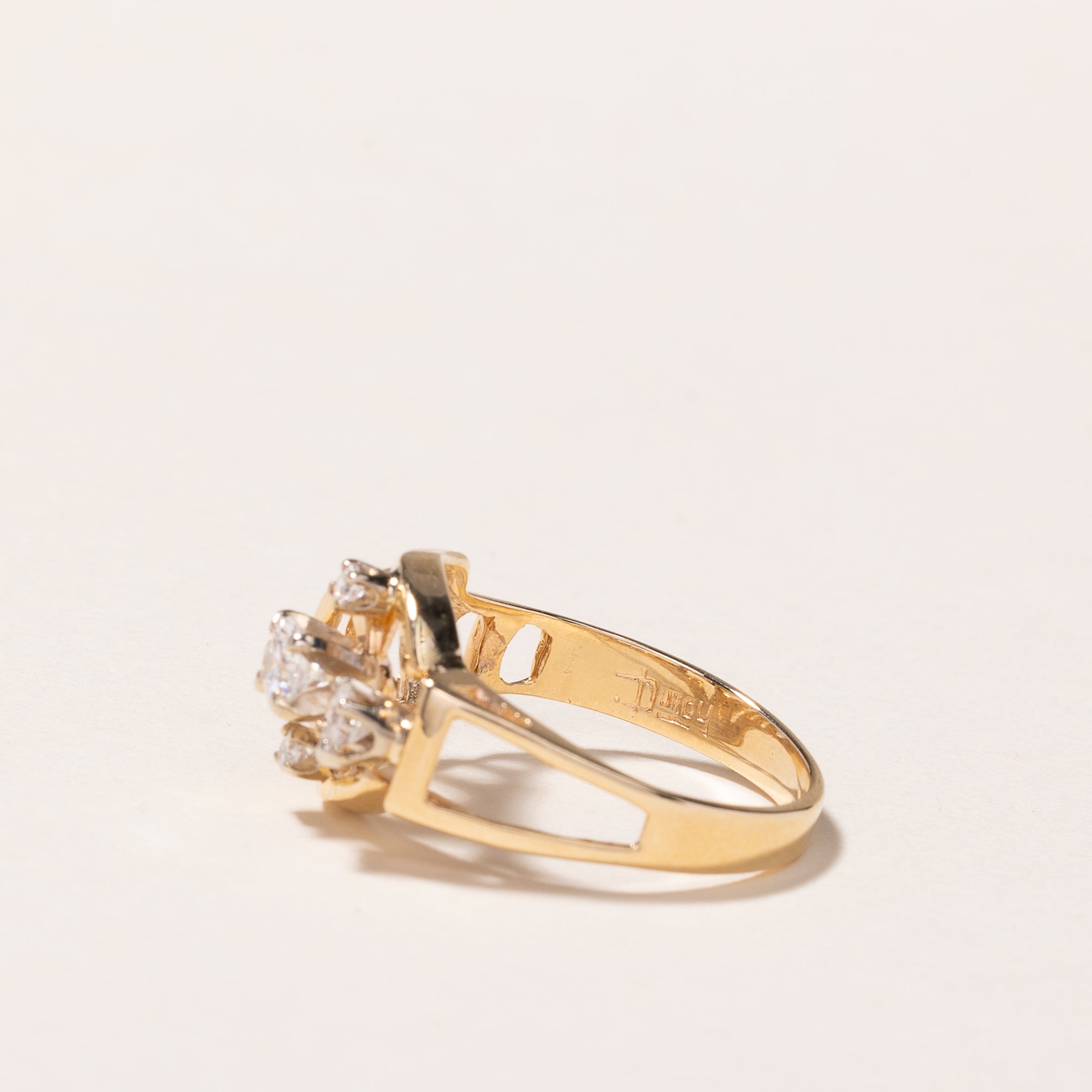 14k Yellow Gold Diamond Ring | 0.39ctw | SZ 6.5