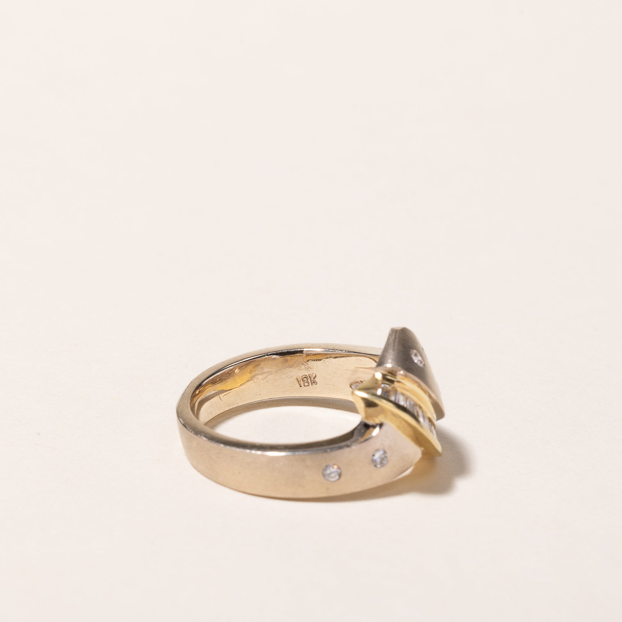 18k Yellow Gold Diamond Ring | 0.28ctw | SZ 5.75